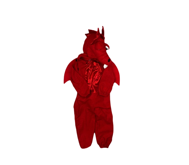 Karnevalový červený overal Draka