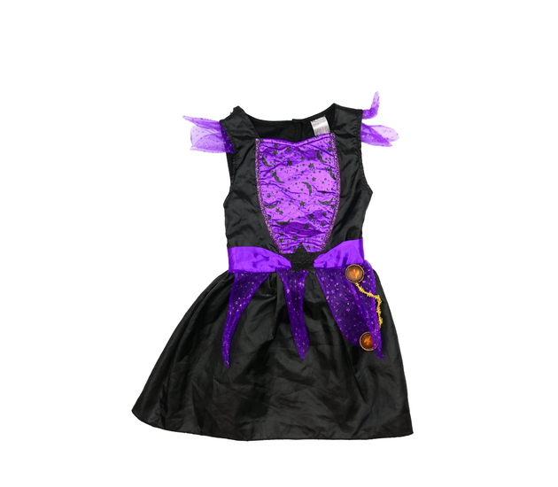 Černofialové karnevalové šaty 