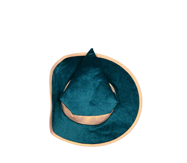 Zelený čarodějnický klobouk Tu