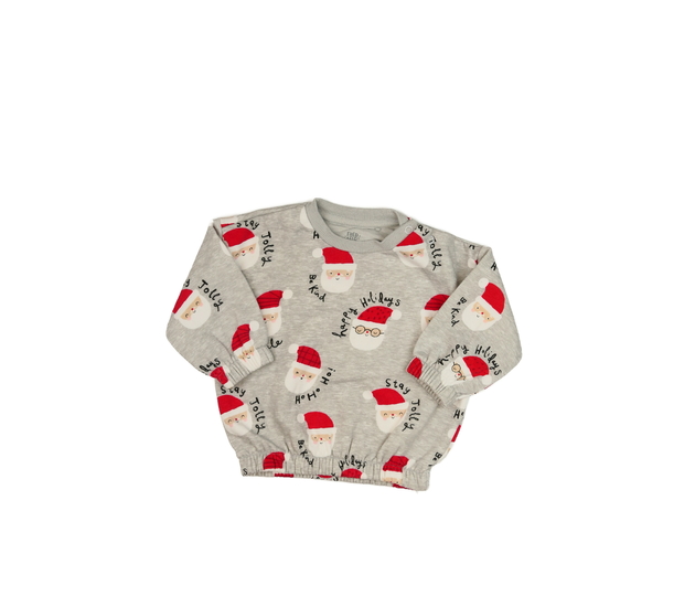 Šedá vánoční mikina se Santou F&F