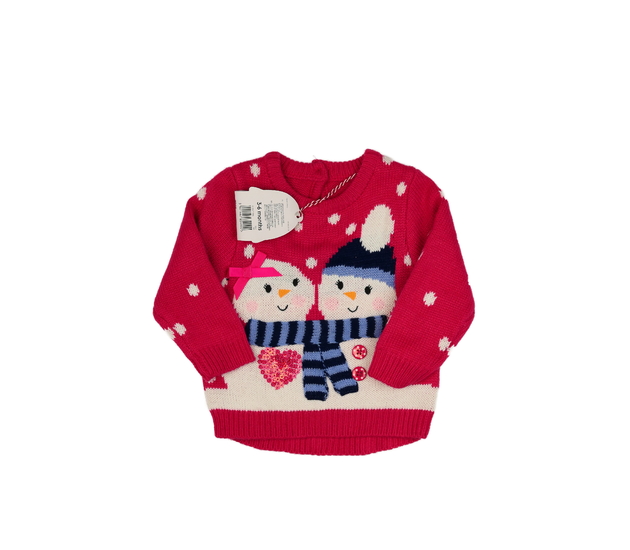 Nový vánoční svetr se sněhuláky Mothercare