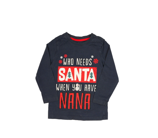 Tmavě šedé vánoční triko Nutmeg