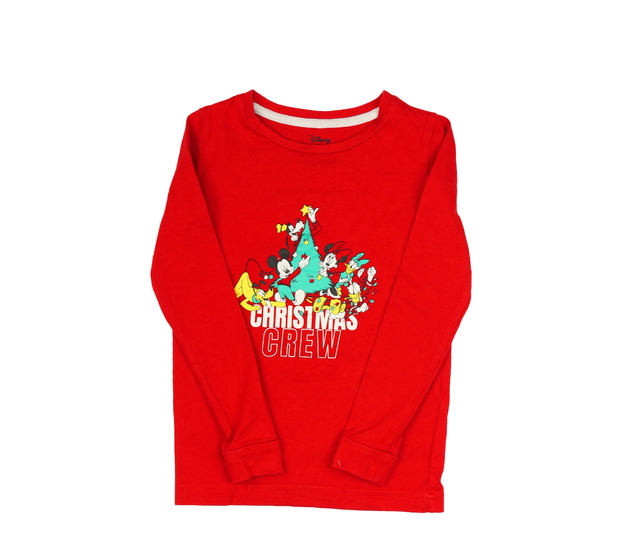 Červené vánoční triko Disney Primark