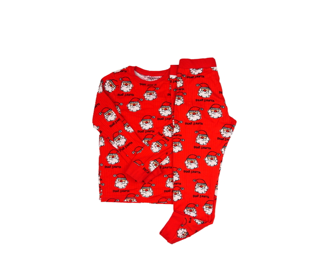 Červené vánoční pyžamo se Santou Next