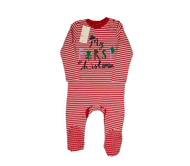 Nový pruhovaný vánoční overal F&F