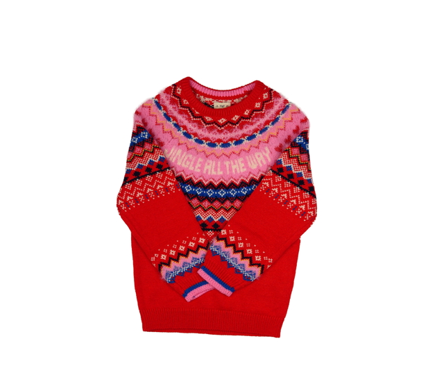 Vzorovaný vánoční svetr F&F