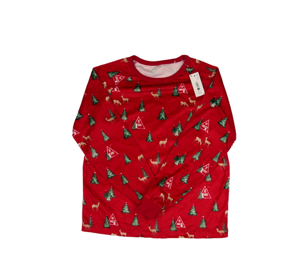 Nové červené vánoční triko 