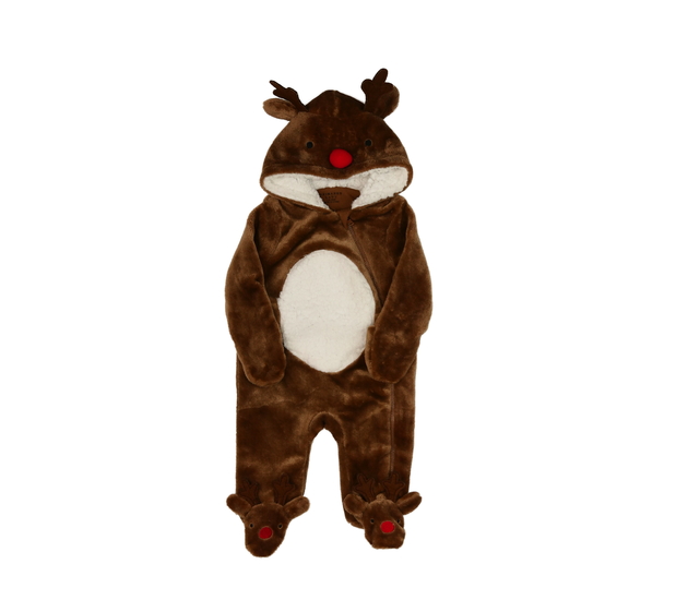 Hnědý vánoční overal sob Primark