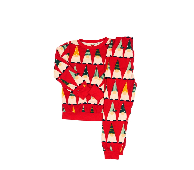 Červené vánoční triko a legíny George