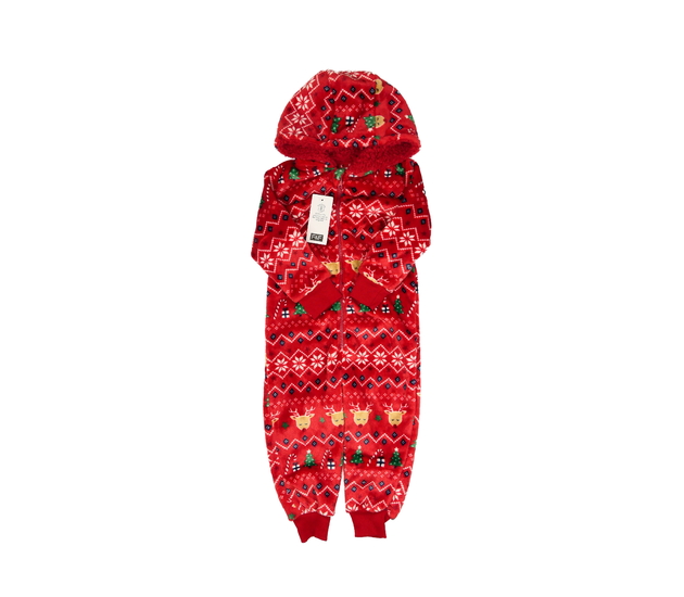Nový červený volnočasový vánoční overal F&F