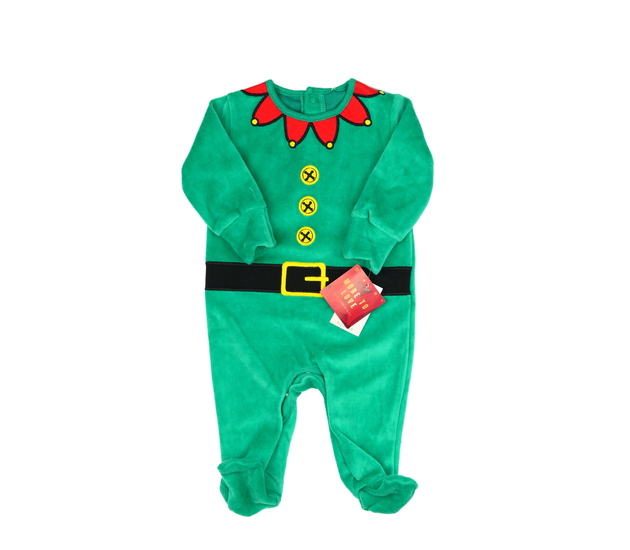 Nový zelený vánoční overal Elf 