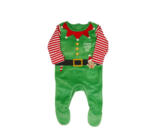 Zelený vánoční overal Elf Nutmeg