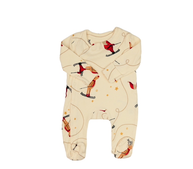 Světlý vánoční overal George