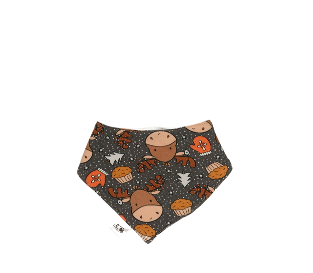 Vánoční šedý teplý bryndák 