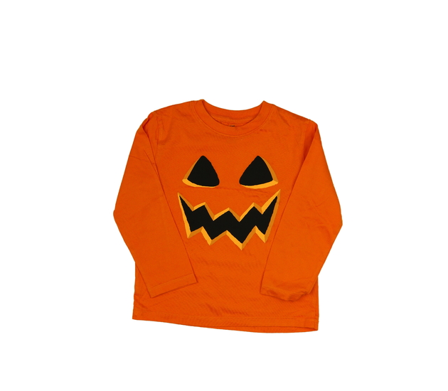 Oranžové halloween triko H&M