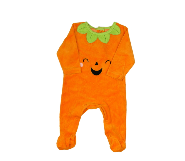 Halloween overal dýně semišový 