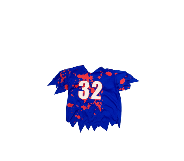 Modrý halloween vršek zombie fotbalista George