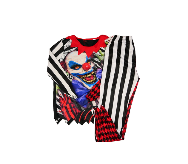 Halloween kostým děsivý klaun 