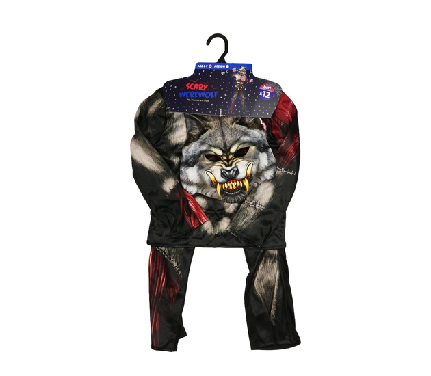 Nový halloween kostým vlkodlak 3 ks 