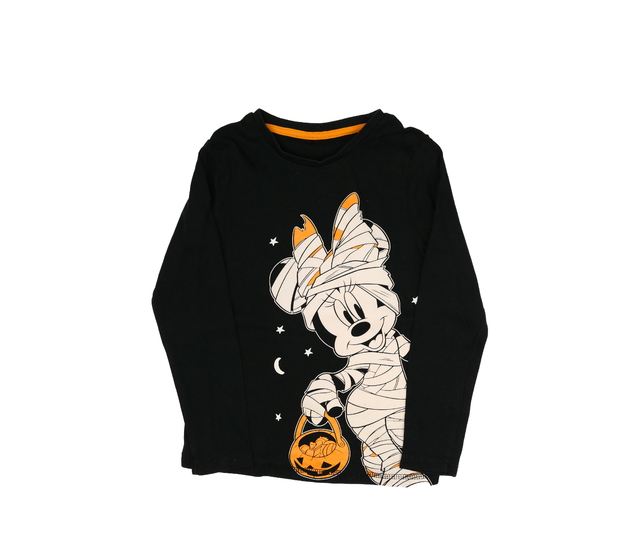 Černé halloween triko Minnie George