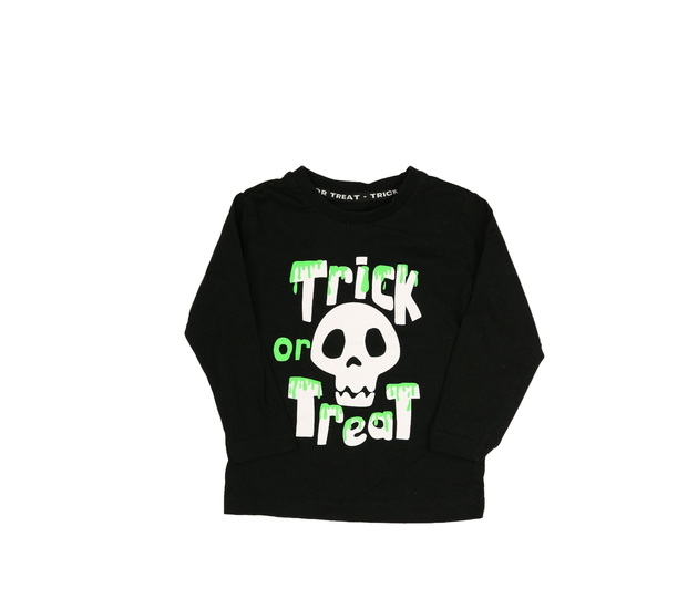 Černé halloween triko 