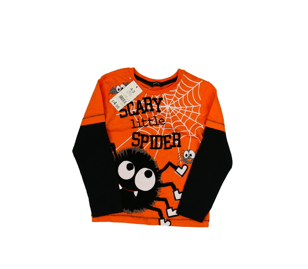 Nové halloween triko s pavoučkem George