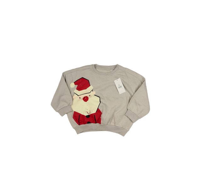 Nová šedá vánoční mikina se Santou George