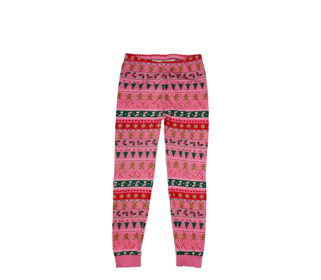 Růžové vánoční legíny George