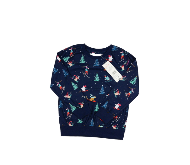 Nový modrý vánoční pyžamový vršek F&F