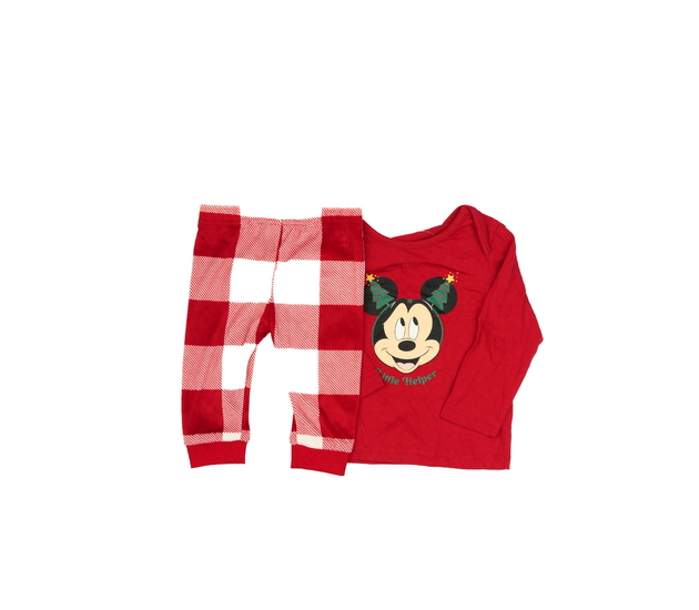 Červený vánoční set Mickey Disney 