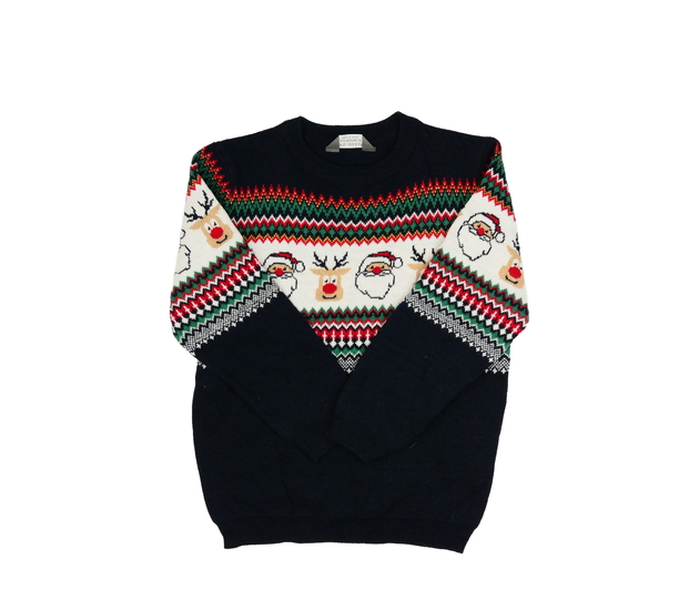 Tmavý vánoční svetr Primark