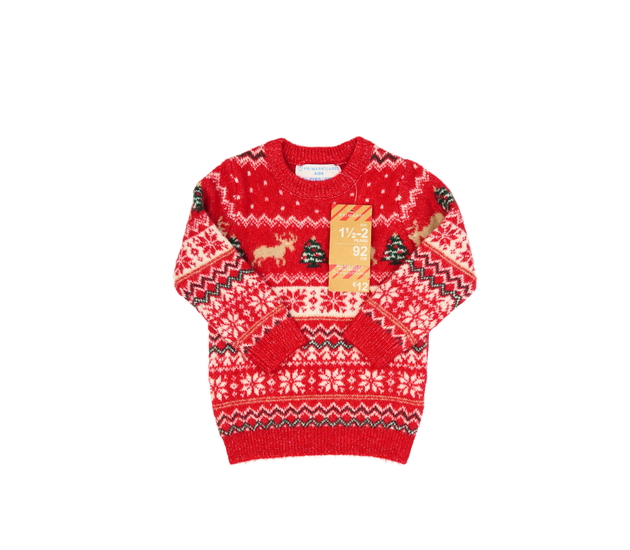 Nový červený vánoční svetr Primark