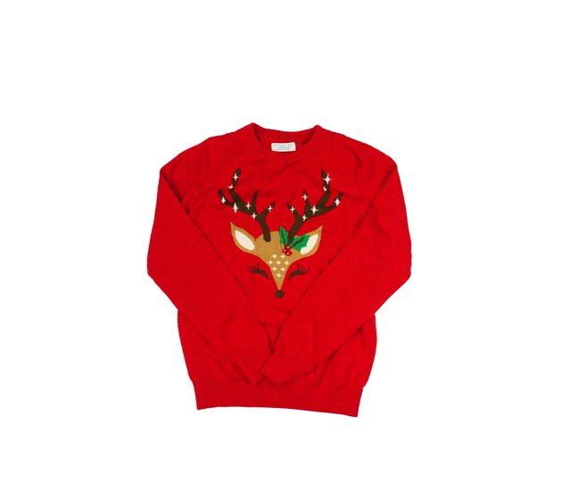 Červený vánoční svetr Primark