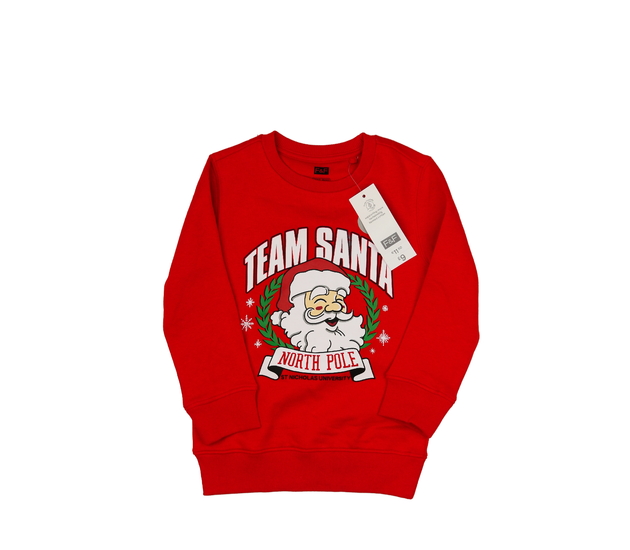 Nová červená vánoční mikina F&F