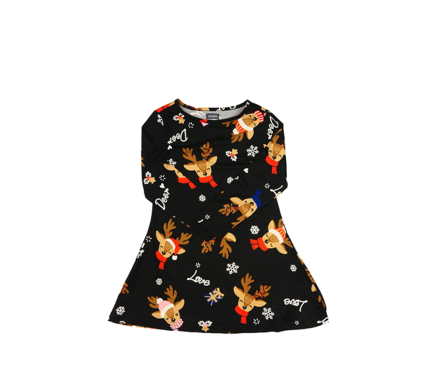 Černé vánoční šaty