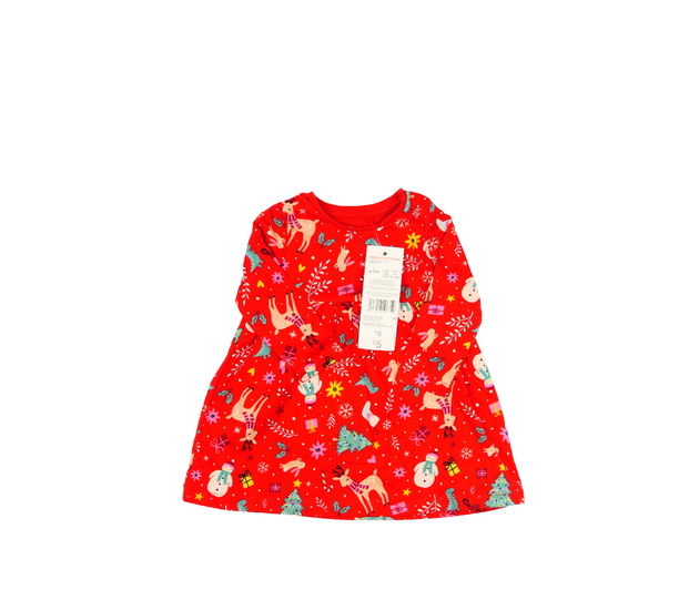 Nové červené vánoční šaty F&F