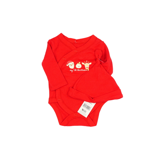 Nové červené vánoční body a čepička 