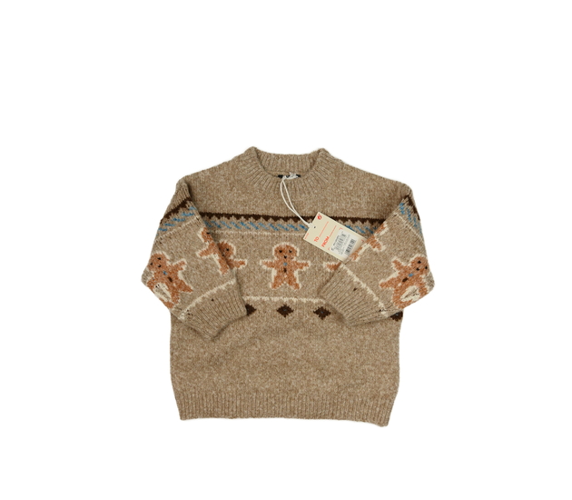 Nový hnědý vánoční svetr Next