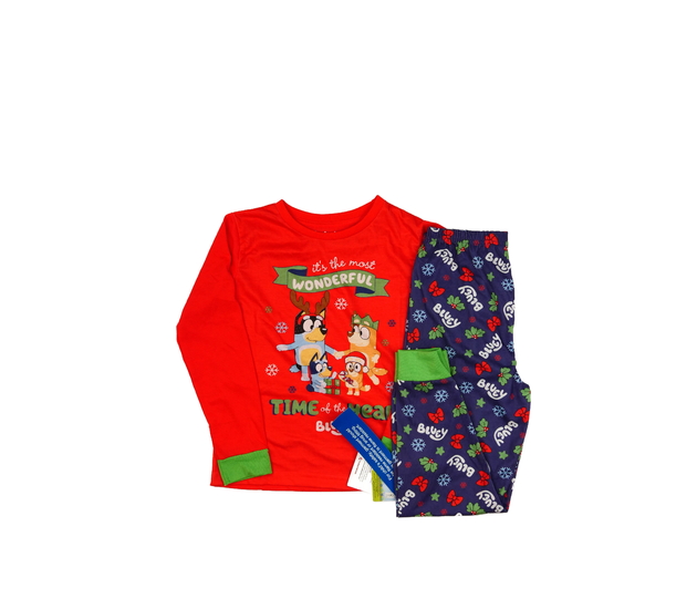 Nové vánoční pyžamo Bluey 