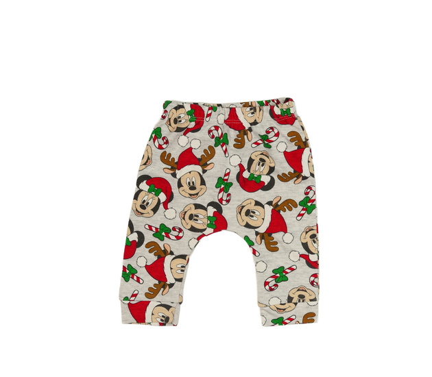 Šedé vánoční legíny Mickey Disney 