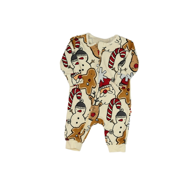 Krémový vánoční overal Next