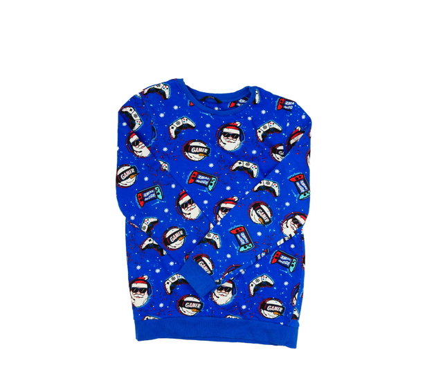 Modrá vánoční mikina George