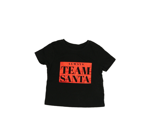 Černé vánoční triko 