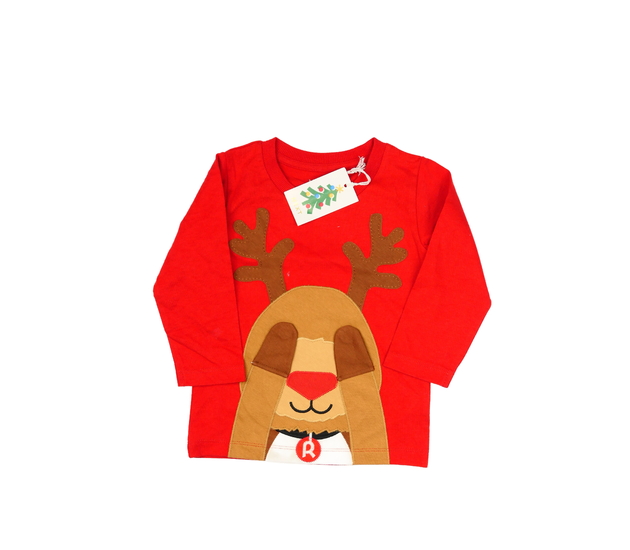 Nové červené vánoční triko Next