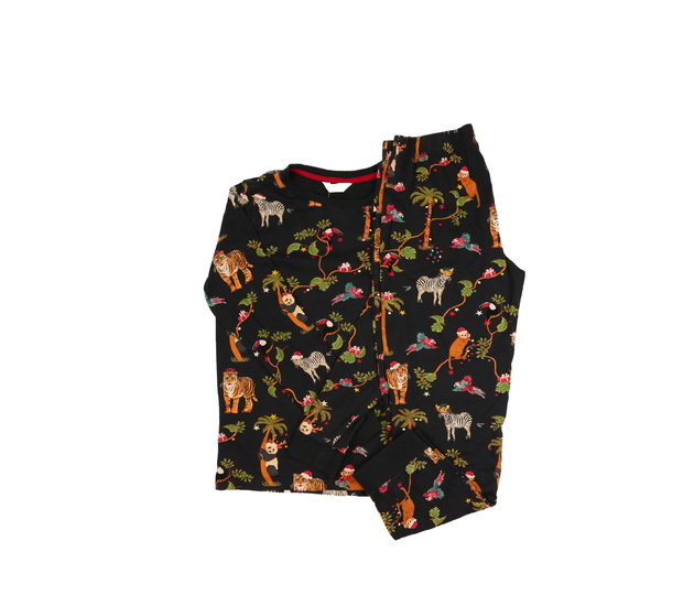 Šedé vánoční pyžamo se zvířátky M&S