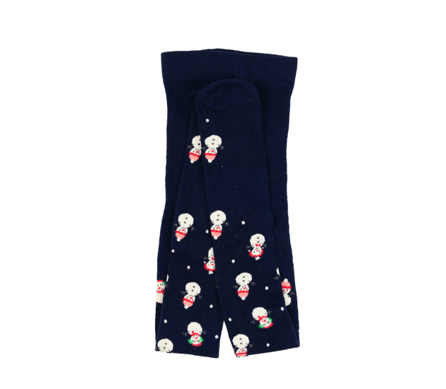 Nové modré vánoční punčocháče 