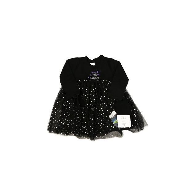 Nové černé halloween šaty a punčocháče George