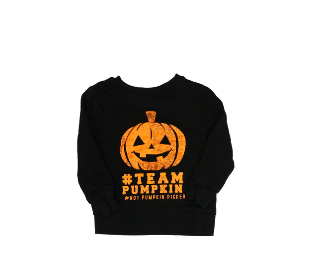 Černá halloween mikina s dýní George