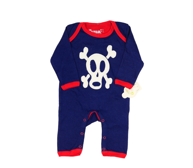 Nový modro-červený halloween overal 