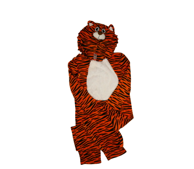 Oranžový karnevalový overal tygr 